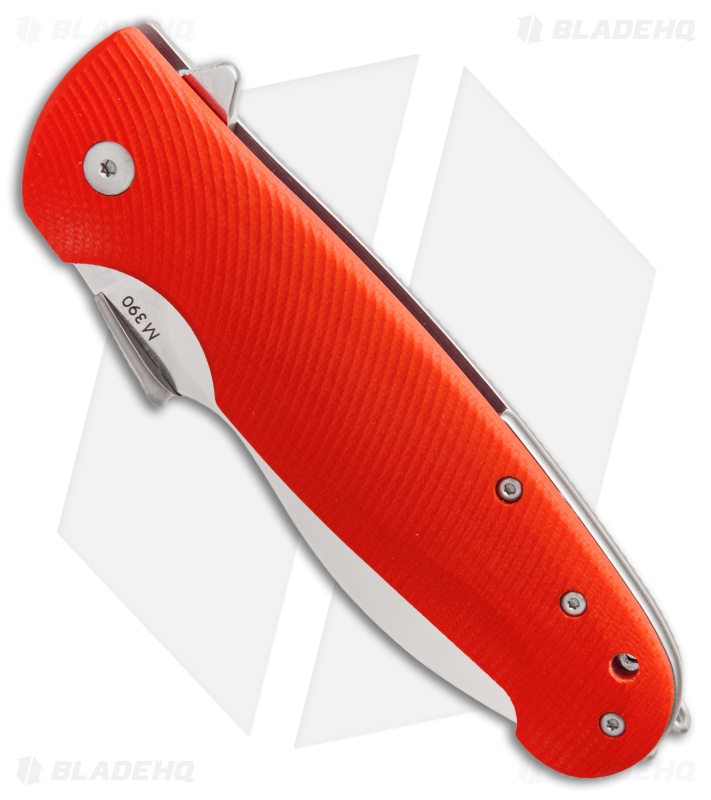 Viper Knives Italo Flipper Frame Lock Knife Orange G-10 (3.75