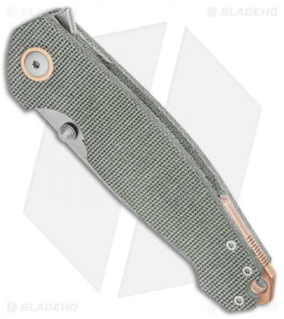 Viper Knives Vox Katla Liner Lock Knife Black Canvas Micarta (SW) V5982CB