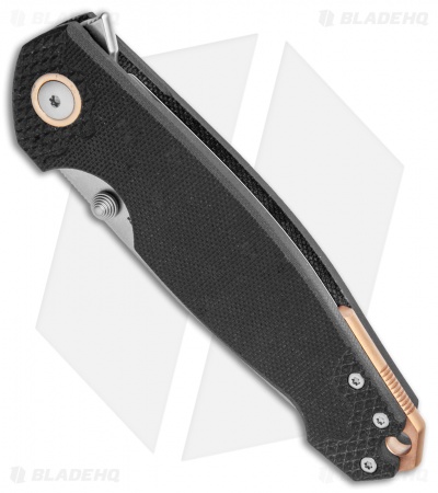 Viper Knives Vox Katla Liner Lock Knife Black G-10 (Stonewash) V5982GB3D
