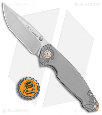 Viper Knives Vox Katla Liner Lock Knife Titanium (3" Stonewash) V5982TI3D