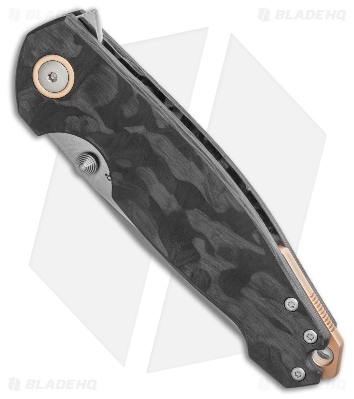 Viper Knives Vox Katla Liner Lock Knife Marble Carbon Fiber (3" Stonewash)
