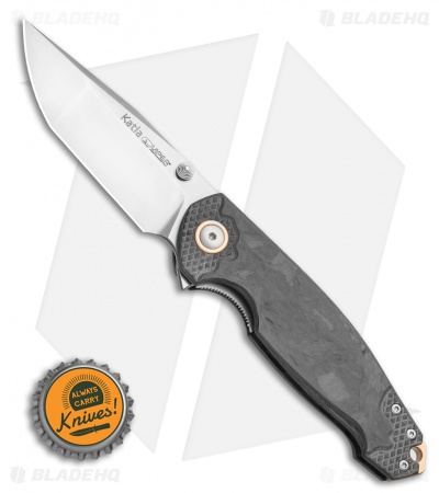 Viper Knives Vox Katla Liner Lock Knife Marbled Carbon Fiber (3" Satin) 