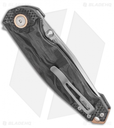Viper Knives Vox Katla Liner Lock Knife Marbled Carbon Fiber (3" Satin) 