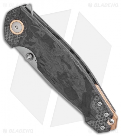 Viper Knives Vox Katla Liner Lock Knife Marbled Carbon Fiber (3" Satin) 
