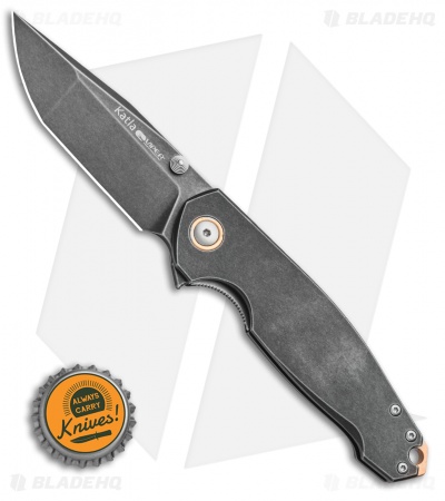 Viper Knives Vox Katla Liner Lock Knife Titanium (3" Dark Stonewash) V5984TI