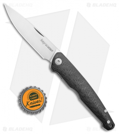 Viper Knives Vox Key Slip Joint Knife Carbon Fiber (3.25" Satin) 