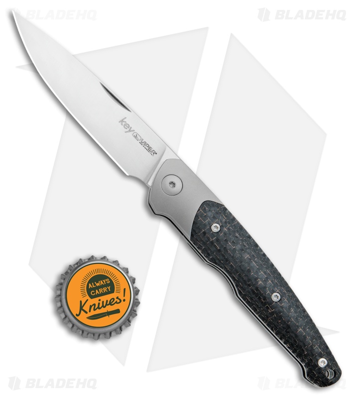 Viper Knives Vox Key - Slip Joint Knife | Bronze Ti Bolster/Carbon