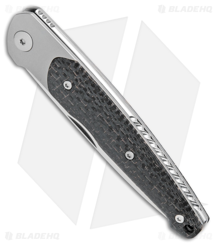 Viper Knives Vox Key Slip Joint Knife Bronze Ti Bolster/CF (3.25" Satin) 