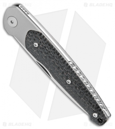 Viper Knives Vox Key Slip Joint Knife Bronze Ti Bolster/CF (3.25" Satin) 