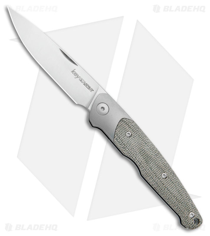 Viper Knives Vox Key - Slip Joint Knife | Ti Bolster/Green Micarta