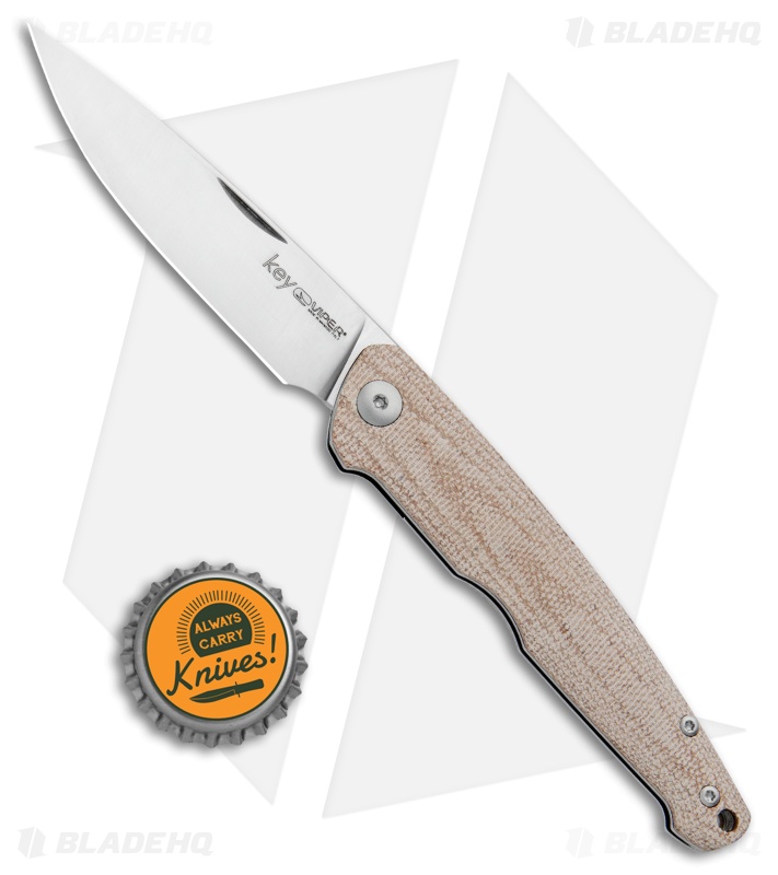 Viper Knives Vox Key - Slip Joint Knife | Natural Canvas Micarta