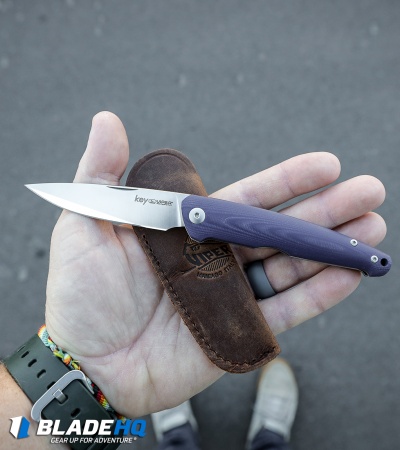 Viper Knives Vox Key Slip Joint Knife Purple G-10 (3.25" Satin) 