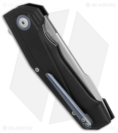 Viper Knives Larius Flipper Liner Lock Knife Black G-10 (3.3" Stonewash) V5960GB