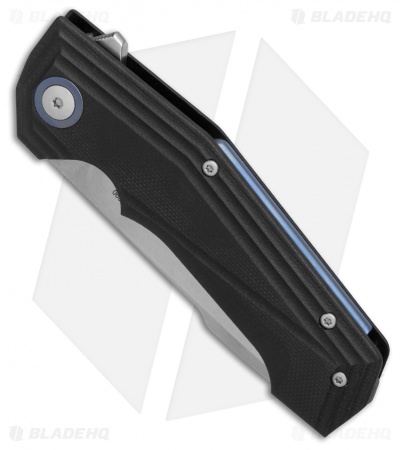 Viper Knives Larius Flipper Liner Lock Knife Black G-10 (3.3" Stonewash) V5960GB