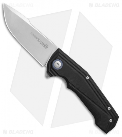 Viper Knives Larius Flipper Liner Lock Knife Black G-10 (3.3" Stonewash) V5960GB
