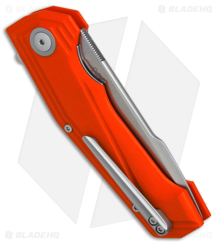Viper Knives Larius Flipper Liner Lock Knife Orange G-10 (3.3" SW