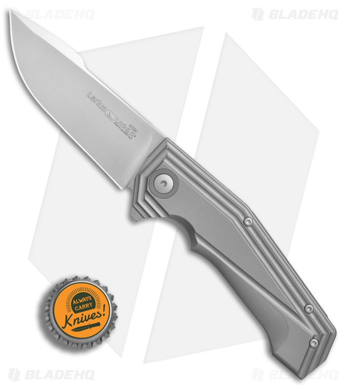 Viper Knives Larius Flipper Liner Lock Knife Titanium (3.3