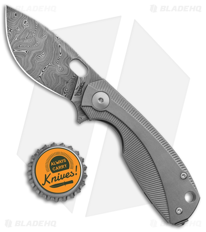 Viper Knives Voxnaes Lille Knife Ti (2.5" Damascus) VA5964TITI