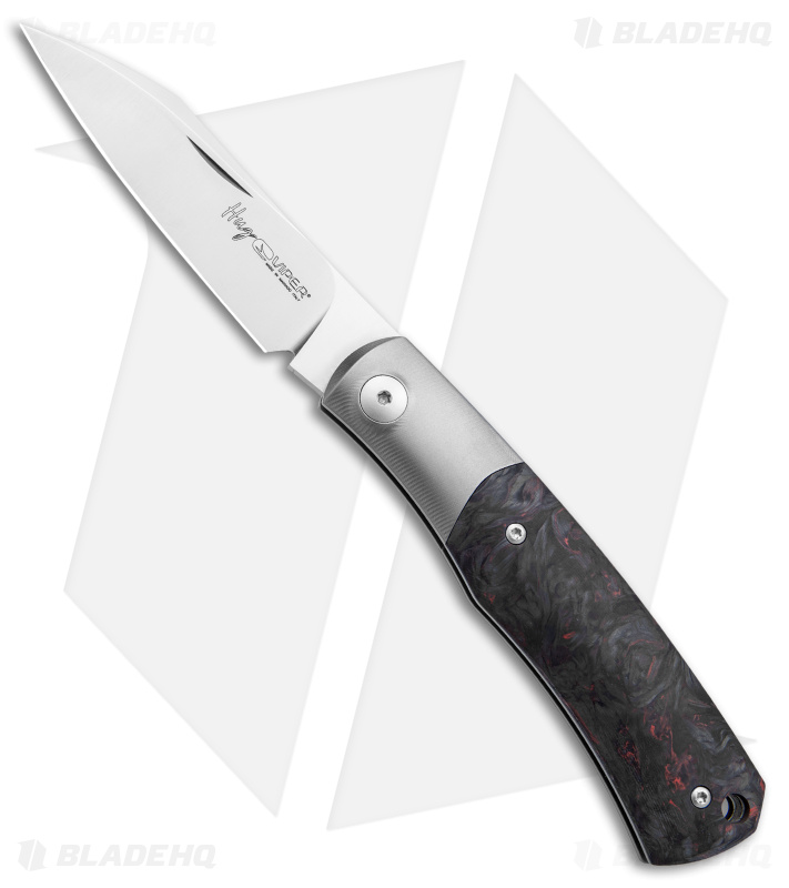 Viper Knives Hug Dark Matter Red Carbon Fiber/Sheath M390 Satin V5992FCR
