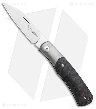 Viper Knives Hug Dark Matter Red Carbon Fiber/Sheath M390 Satin V5992FCR
