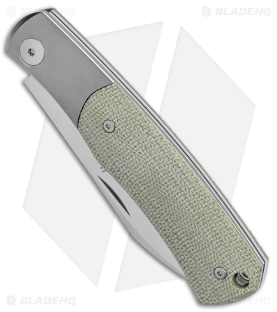 Viper Knives Hug Slip Joint Knife Green Canvas Micarta (3" Satin) V5992CG