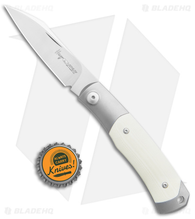 Viper Knives Hug Slip Joint Knife Ivory G-10 (3" Satin) V5994GI