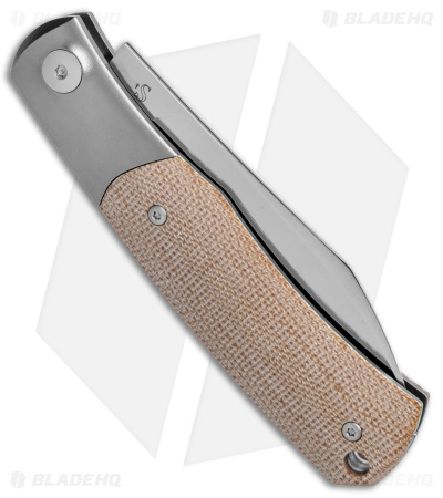 Viper Knives Hug Slip Joint Knife Natural Canvas Micarta (3" Satin) V5992CN