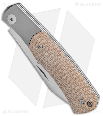 Viper Knives Hug Slip Joint Knife Natural Canvas Micarta (3" Satin) V5992CN