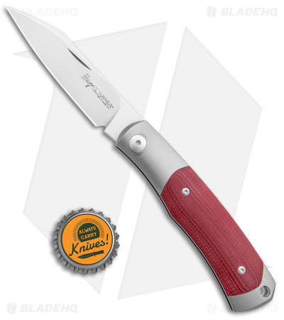 Viper Knives Hug Slip joint Knife Red G-10 (3" Satin) V5994GR