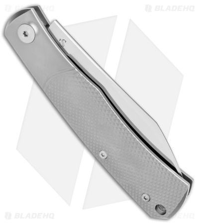 Viper Knives Hug Slip Joint Knife Geometric Titanium (3.1" Satin M390)