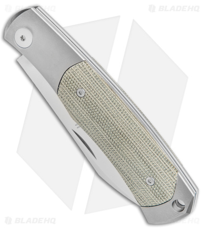 Viper Knives Hug Slip Joint Knife Green Micarta (3.1" Satin M390)