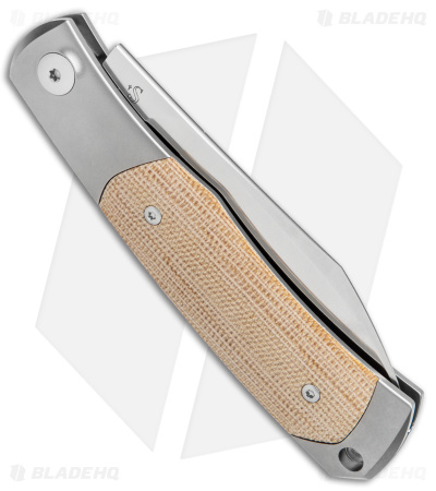Viper Knives Hug Slip Joint Knife Natural Micarta (3.1" Satin M390)