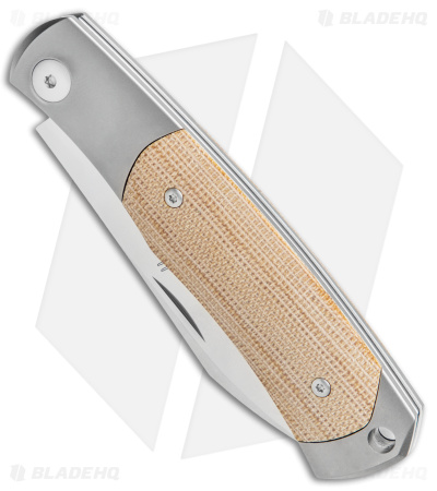 Viper Knives Hug Slip Joint Knife Natural Micarta (3.1" Satin M390)