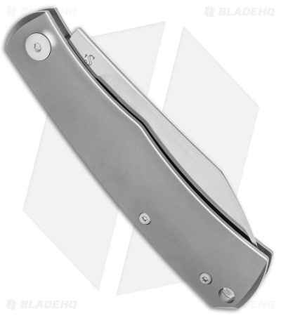 Viper Knives Hug Slip Joint Knife Smooth Titanium (3.1" Satin M390)