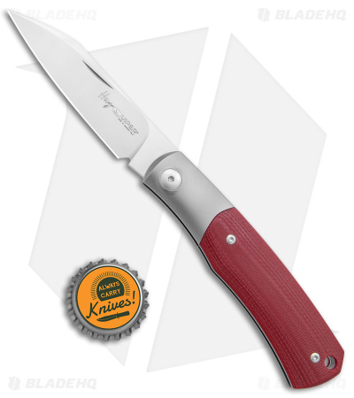 Viper Knives Hug Slip Joint Knife Red G-10 (3" Satin) V5992GR