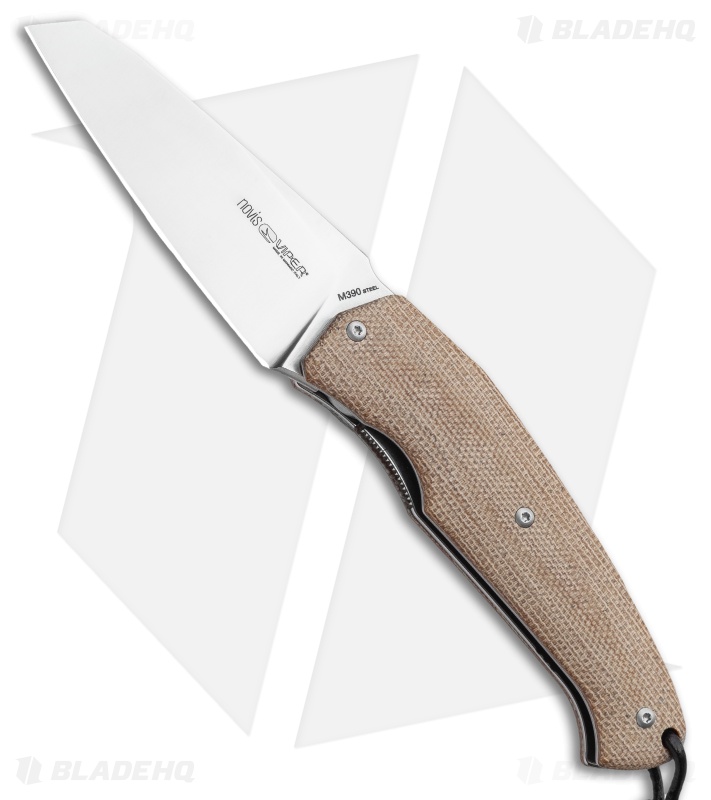 Viper Knives Novis - Manual Folding Knife | Brown Canvas Micarta