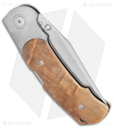 Viper Knives Turn Folding Poplar Wood/Ti Bolster (3.25" Satin)