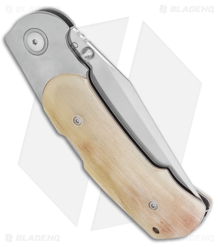 Viper Knives Turn Folding Ram Horn/Ti Bolster (3" Satin) V5986MO