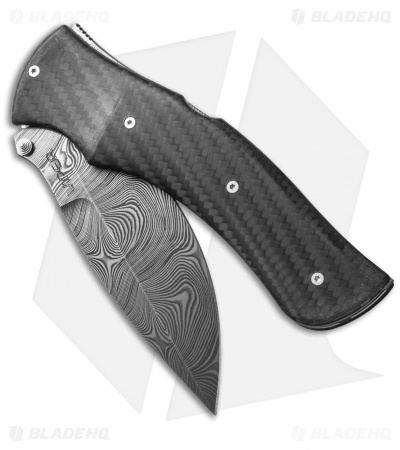 Viper Knives Start Lockback Knife Carbon Fiber (4" Damascus) V5840FC