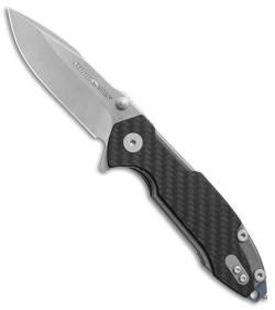 Viper Hinderer Storm Titanium Liner Lock Knife Carbon Fiber (3" Stonewash M390)