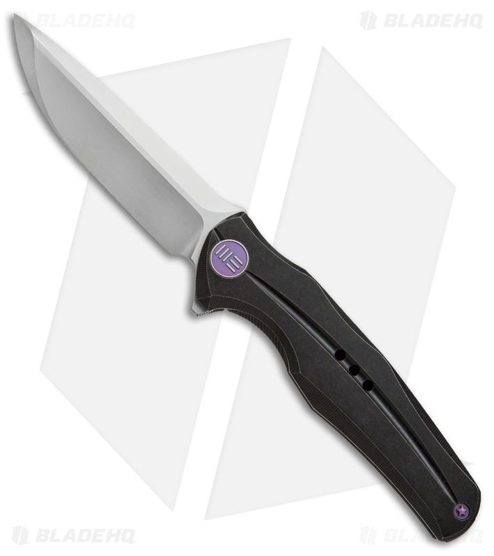 WE Knife Co. 601 Frame Lock Knife Black Titanium (3.75" Satin)