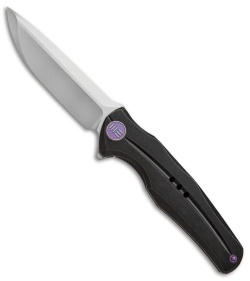 WE Knife Co. 601 Frame Lock Knife Black Titanium (3.75" Satin) 