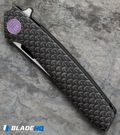 WE Knife Co. 604A Tanto Frame Lock Knife Black Titanium (3.8" Black, Satin) 