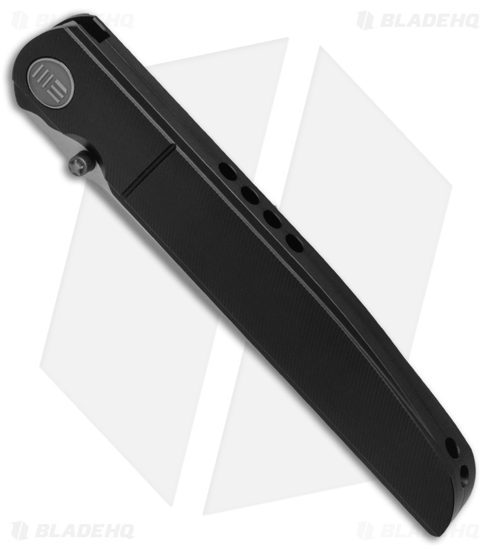 WE Knife Co. 618B Frame Lock Knife Black Titanium (3.8" Satin)