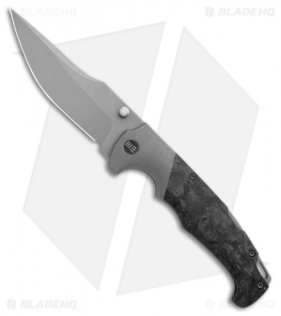 WE Knife Co. Blocao Lock Back Knife Ti Marble CF (4.2" Stonewash) 920A