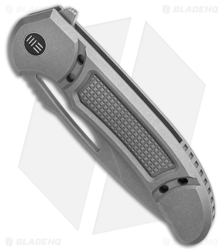 WE Knife Co. Ferrum Forge Minax Frame Lock Knife Gray Titanium (3.5" SW)