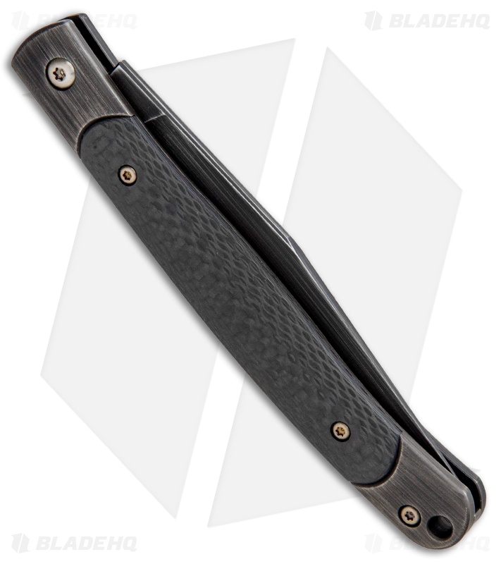 WE Knife Co. Gentry Slip Joint Knife Titanium/Carbon Fiber (3.45" Black) 902B