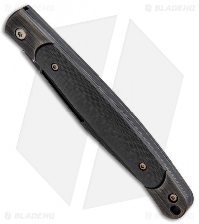 WE Knife Co. Gentry Slip Joint Knife Titanium/Carbon Fiber (3.45" Black) 902B
