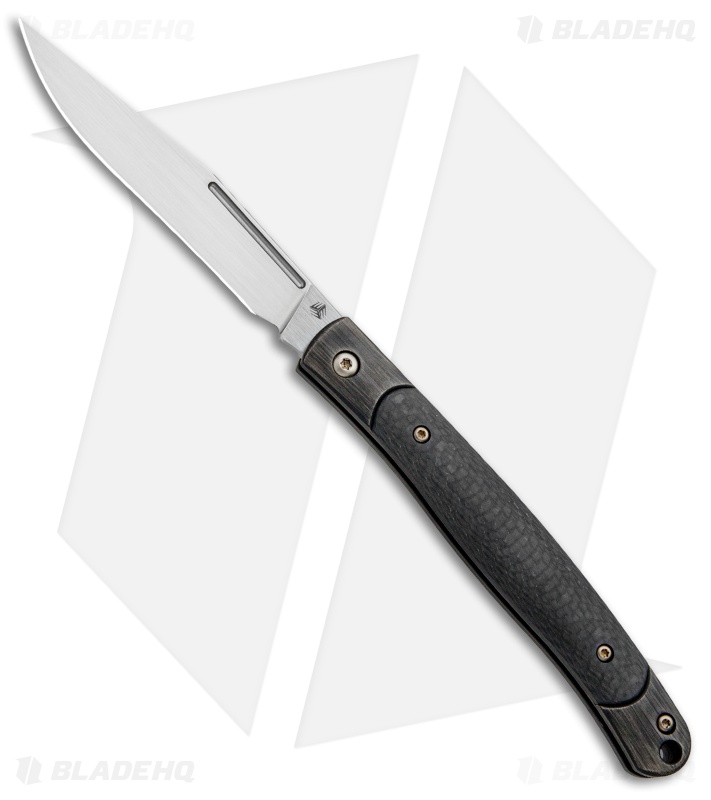 WE Knife Co. Gentry Slip Joint Knife Titanium/Carbon Fiber (3.45" Satin) 902A