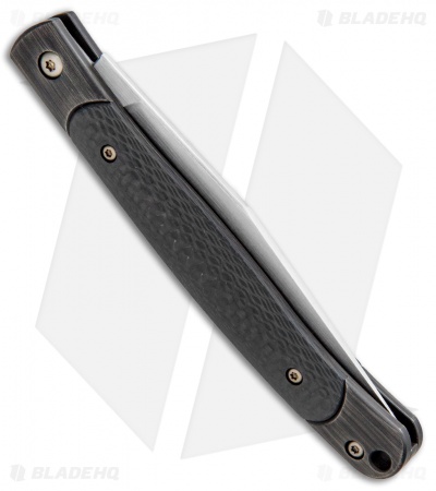 WE Knife Co. Gentry Slip Joint Knife Titanium/Carbon Fiber (3.45" Satin) 902A